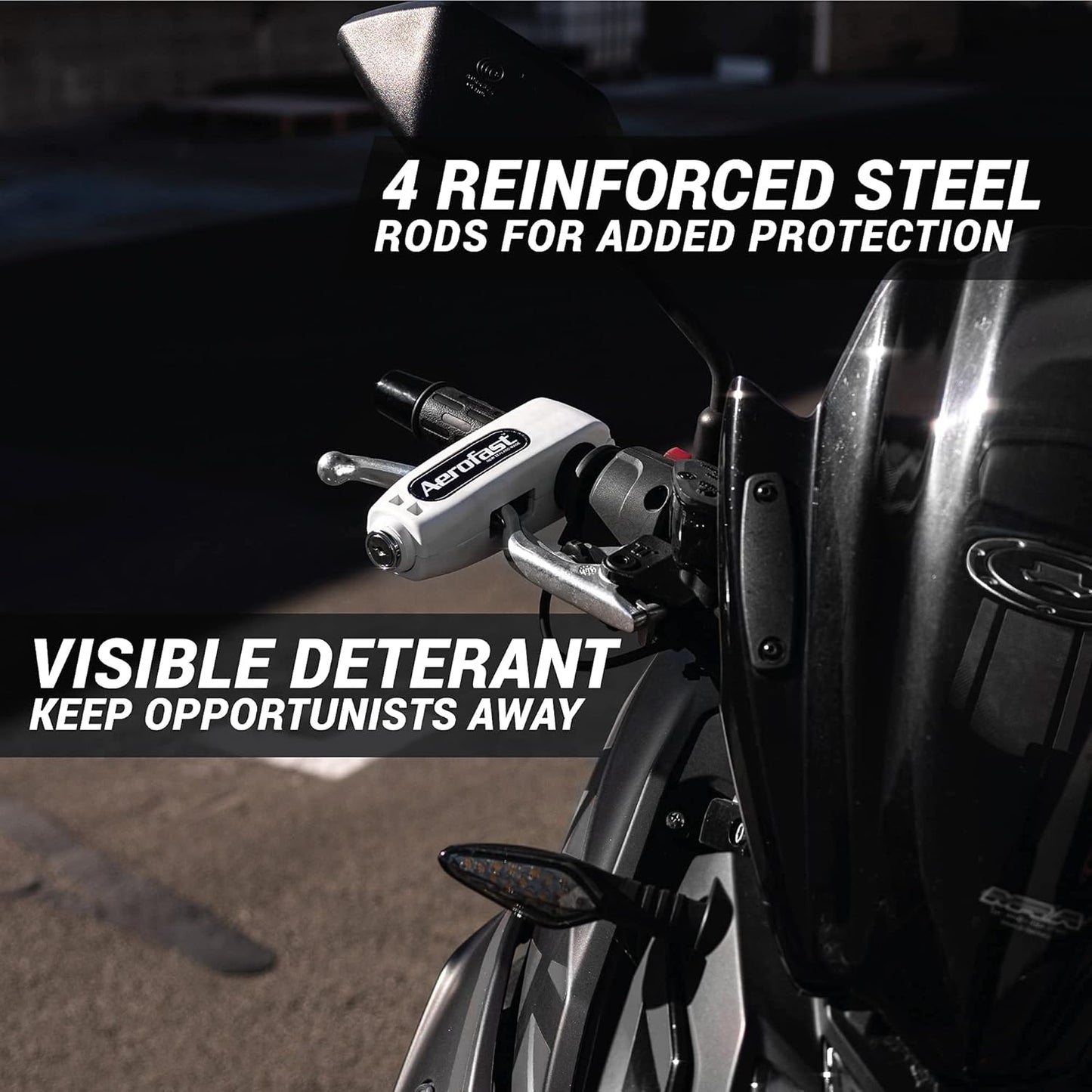 Anti theft handlebar lock