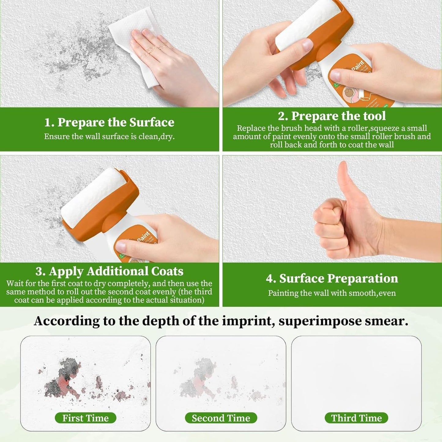 Wall Repairing Brush Roller